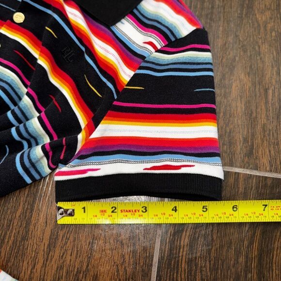 Lauren Ralph Lauren Black Label striped five button polo shirt - Picture 9 of 12